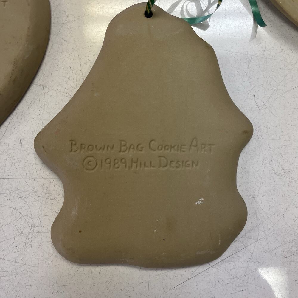 3 Vintage 80’s 90’s Lot Brown Bag Cookie Molds Gingerbread House, Heart, Angel - Picture 5 of 9